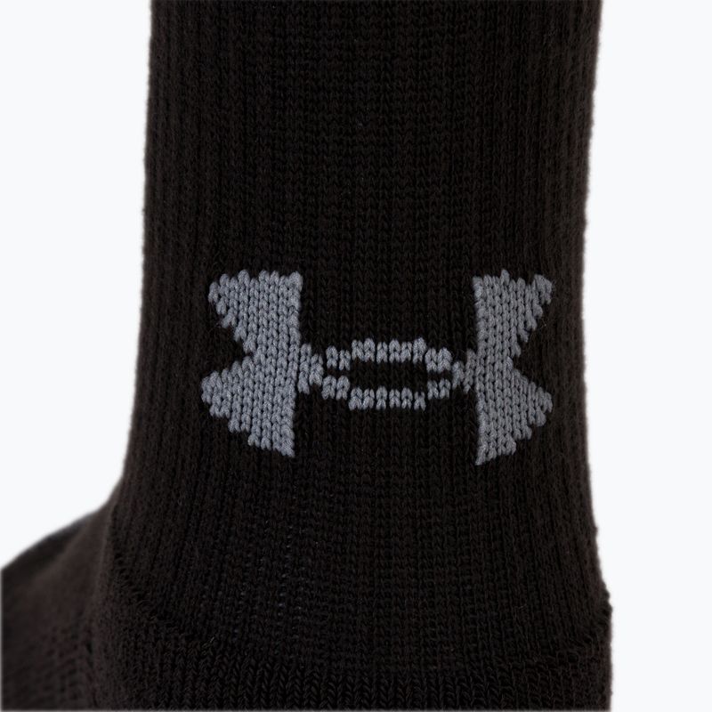 Calzini Under Armour Heatgear 3 paia acciaio/bianco/nero 4