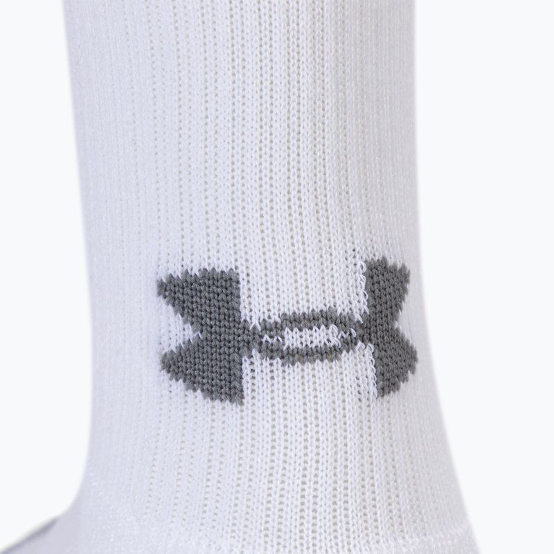 Calzini Under Armour Heatgear 3 paia acciaio/bianco/nero 7