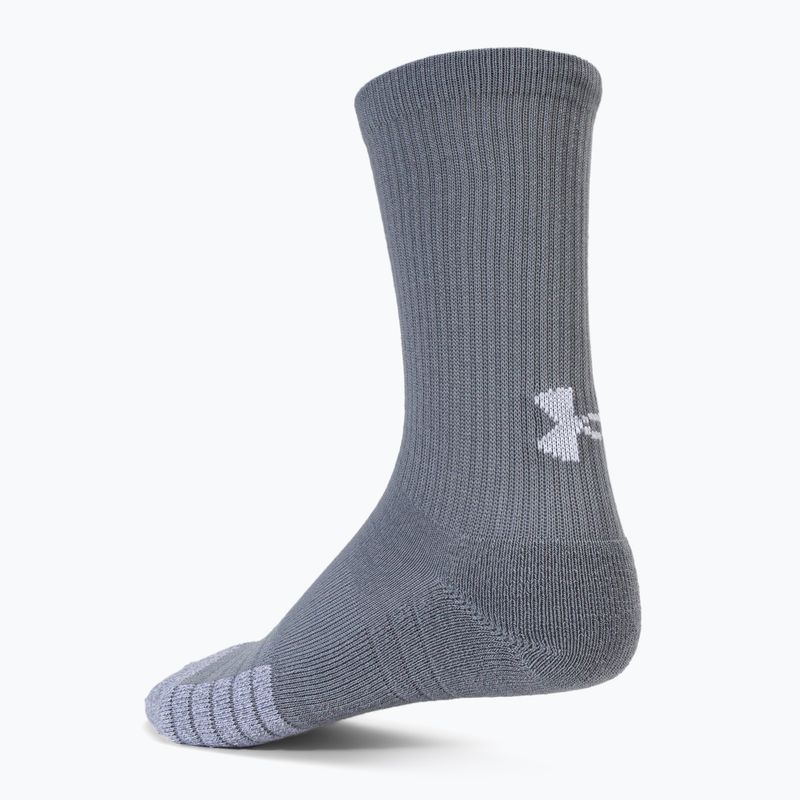 Calzini Under Armour Heatgear 3 paia acciaio/bianco/nero 9