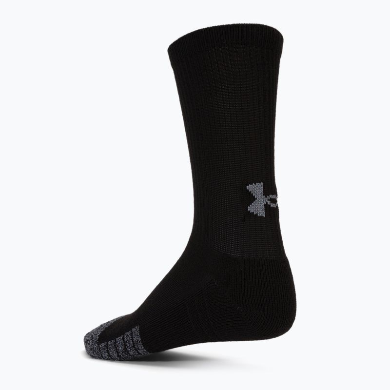 Calze Under Armour Heatgear Crew 3 paia nero/nero/tee 3
