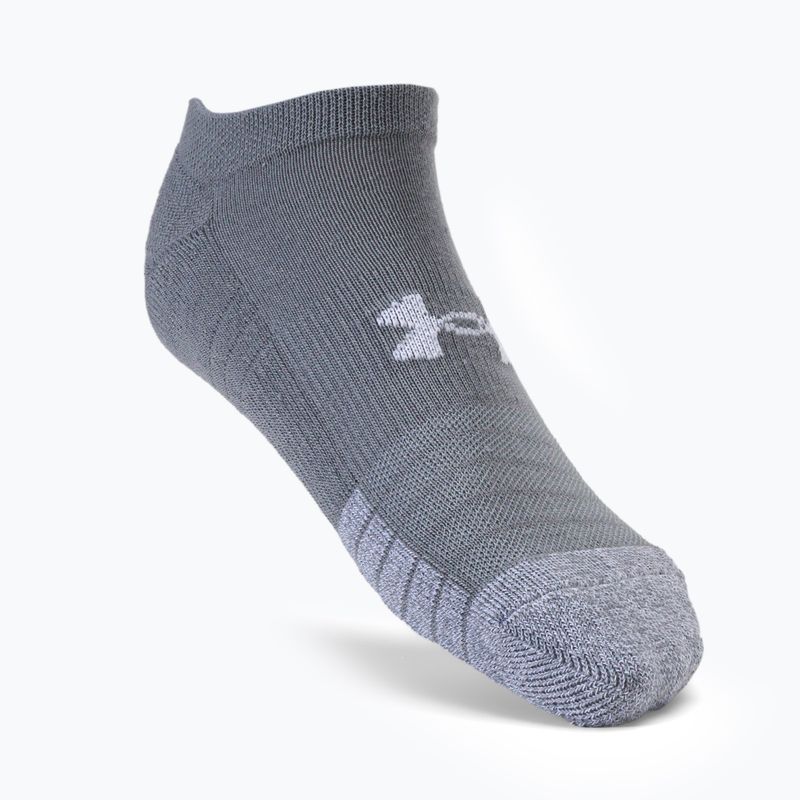 Calzini Under Armour UA Heatgear No Show 3 paia acciaio/bianco/bianco 2