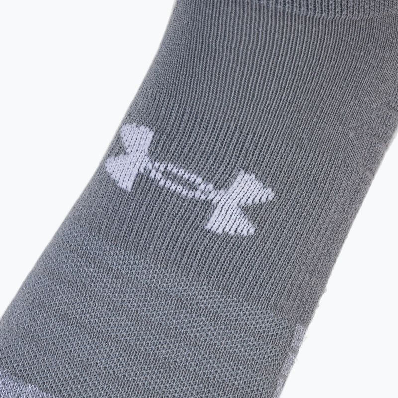 Calzini Under Armour UA Heatgear No Show 3 paia acciaio/bianco/bianco 4