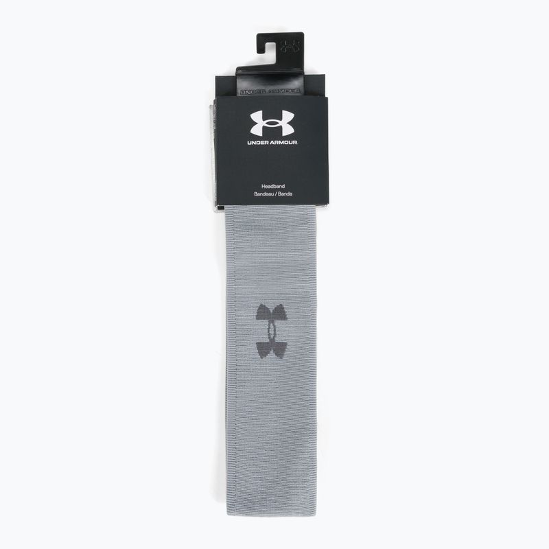 Under Armour UA Jacquard Perfect fascia da donna grigia 2