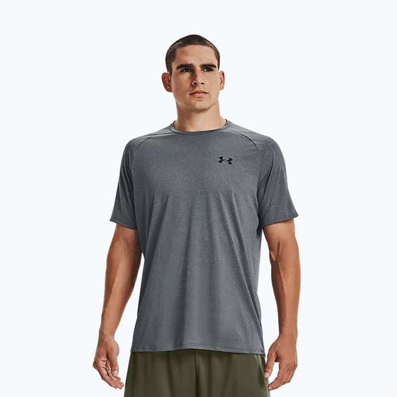 Maglietta da allenamento Under Armour da uomo UA Tech 2.0 Tee Novelty pitch grigio/nero 7