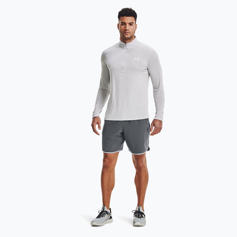 Felpa Under Armour Tech 2.0 1/2 Zip halo uomo grigio/bianco 2