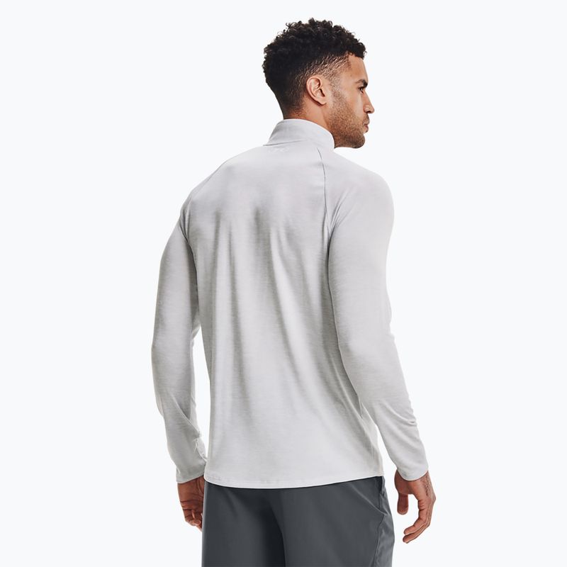 Felpa Under Armour Tech 2.0 1/2 Zip halo uomo grigio/bianco 3