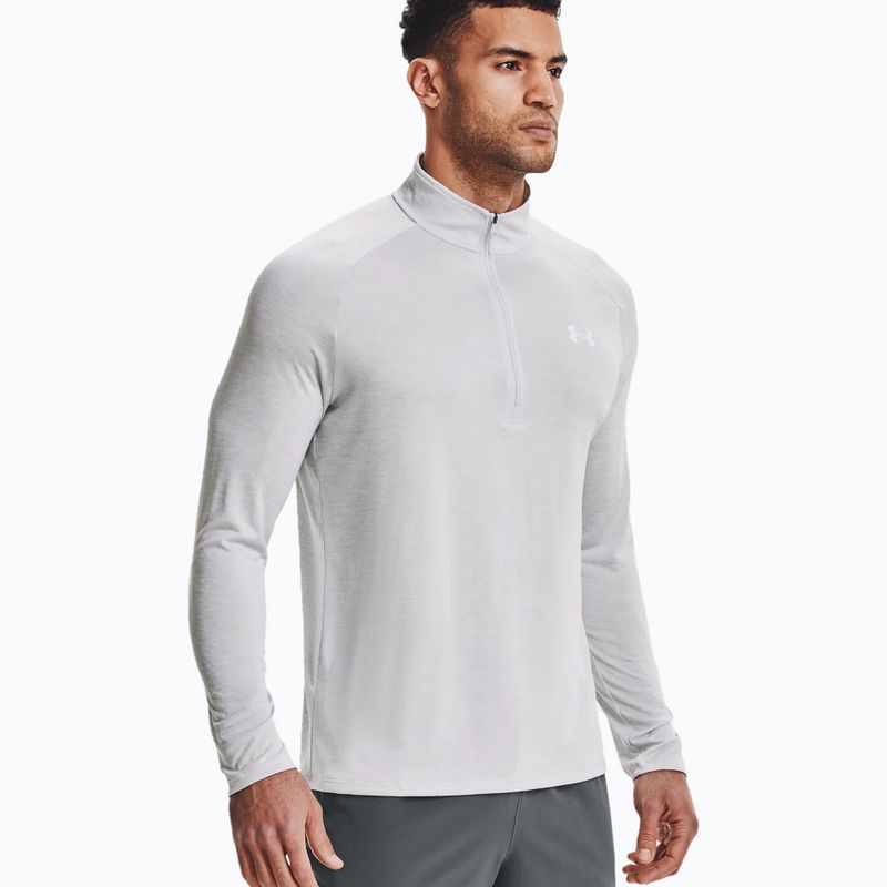 Felpa Under Armour Tech 2.0 1/2 Zip halo uomo grigio/bianco 7