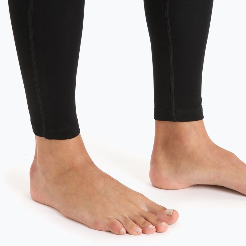 Pantaloni termici da uomo icebreaker Merino nero 5