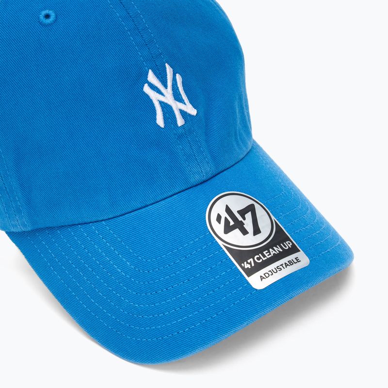47 Marca MLB New York Yankees Base Runner cap CLEAN UP blu una volta 3