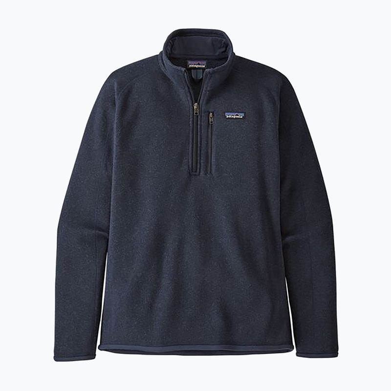 Uomo Patagonia Better Sweater 1/4 Zip felpa in pile nuova marina 4