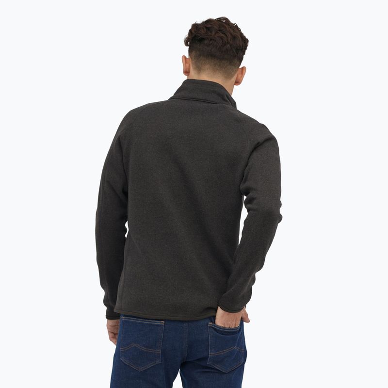 Uomo Patagonia Better Sweater Felpa da trekking in pile nero 2
