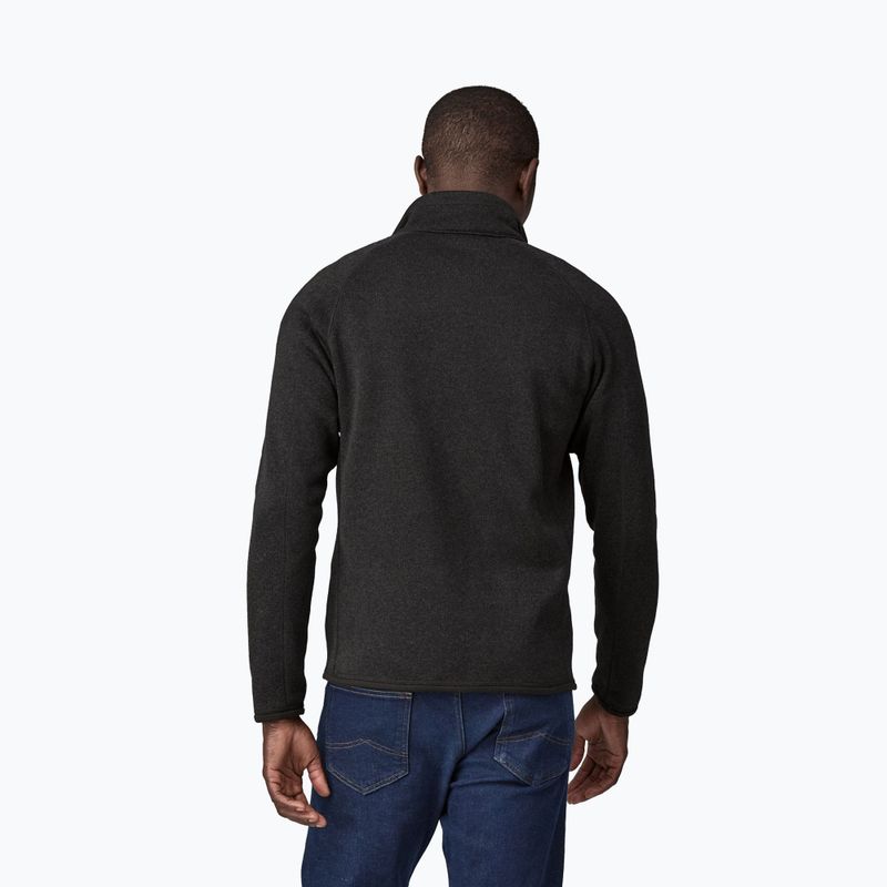 Uomo Patagonia Better Sweater Felpa da trekking in pile nero 3