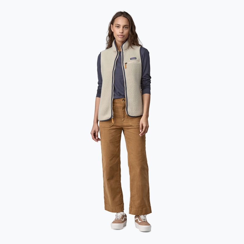 Giacca smanicata da donna Patagonia Retro Pile pelican 2