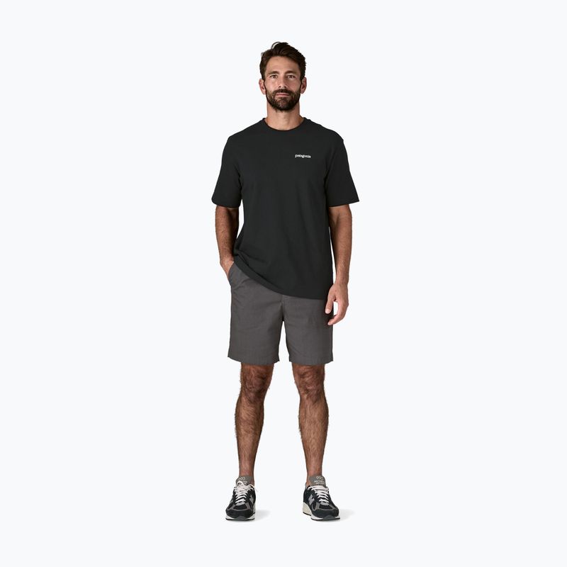 Maglietta da trekking Patagonia P-6 Logo Responsibili-Tee uomo nero 4