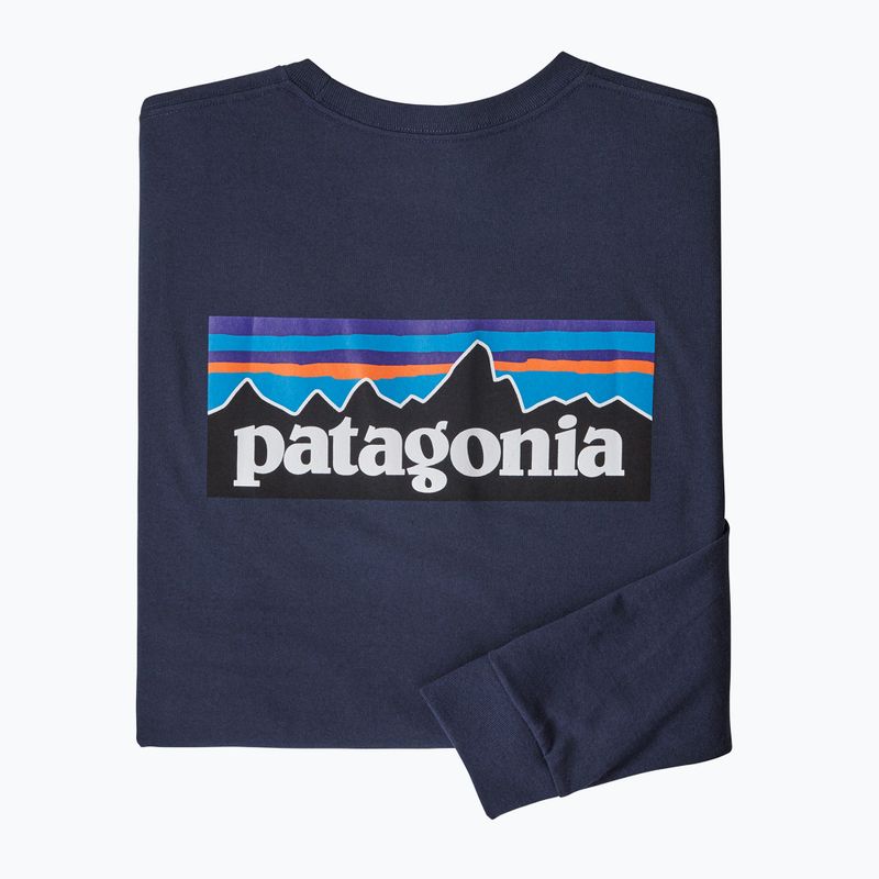 Patagonia P-6 Logo Responsibili classic navy trekking longsleeve da uomo 6