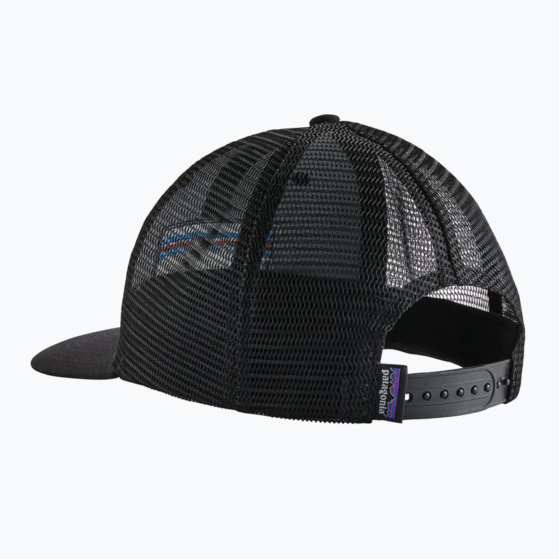 Cappello trucker Patagonia P-6 Logo nero 2