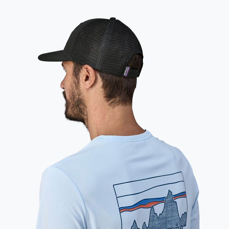 Cappello trucker Patagonia P-6 Logo nero 8