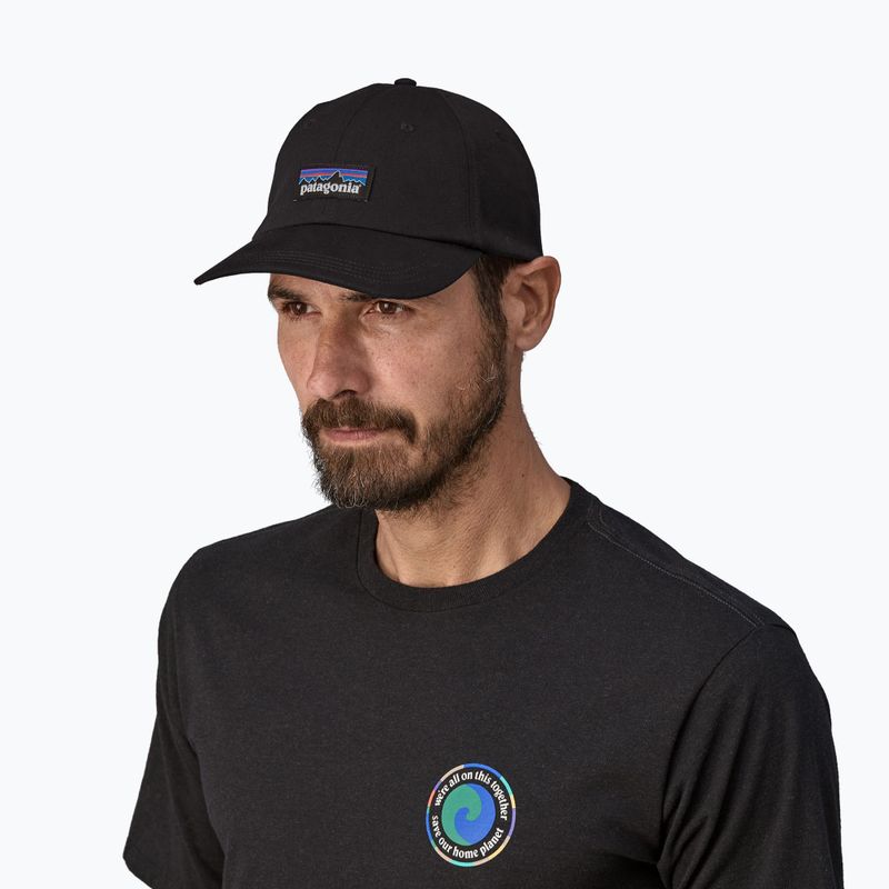 Cappello trucker Patagonia P-6 Logo nero 7