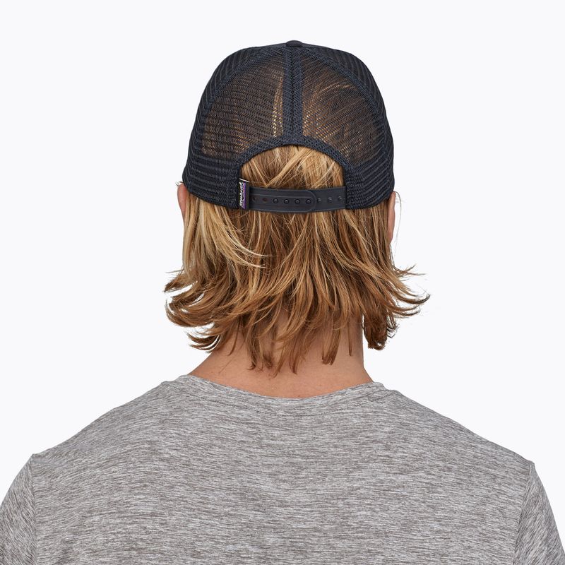 Cappello da baseball Patagonia P-6 Logo Trucker blu navy 5