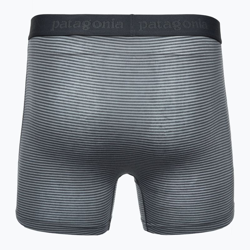 Patagonia uomo Essential Boxer Briefs 3" fathom/grigio forge 2