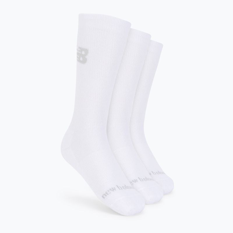 Calzini New Balance Performance Cotton Cushioned Crew 3 paia bianco