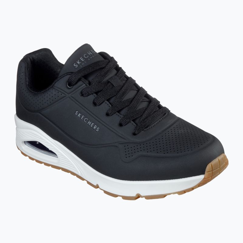 SKECHERS scarpe da uomo Uno Stand On Air nero/bianco 8