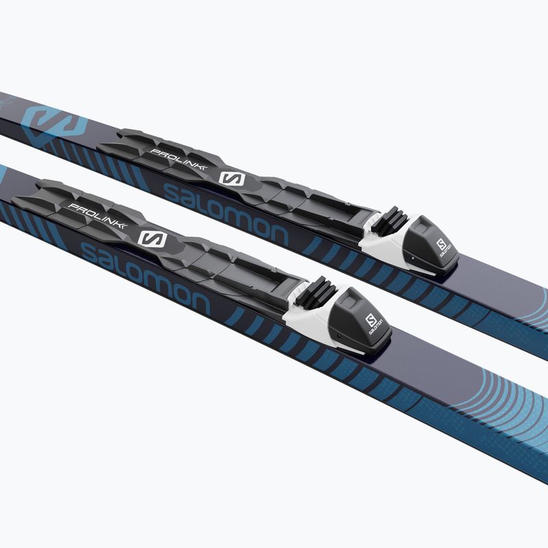 Sci da fondo da donna Salomon Snowscape 7 Vitane + attacchi Prolink Auto blu/nero 13