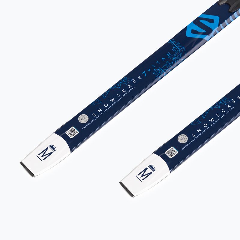 Sci da fondo da donna Salomon Snowscape 7 Vitane + attacchi Prolink Auto blu/nero 10