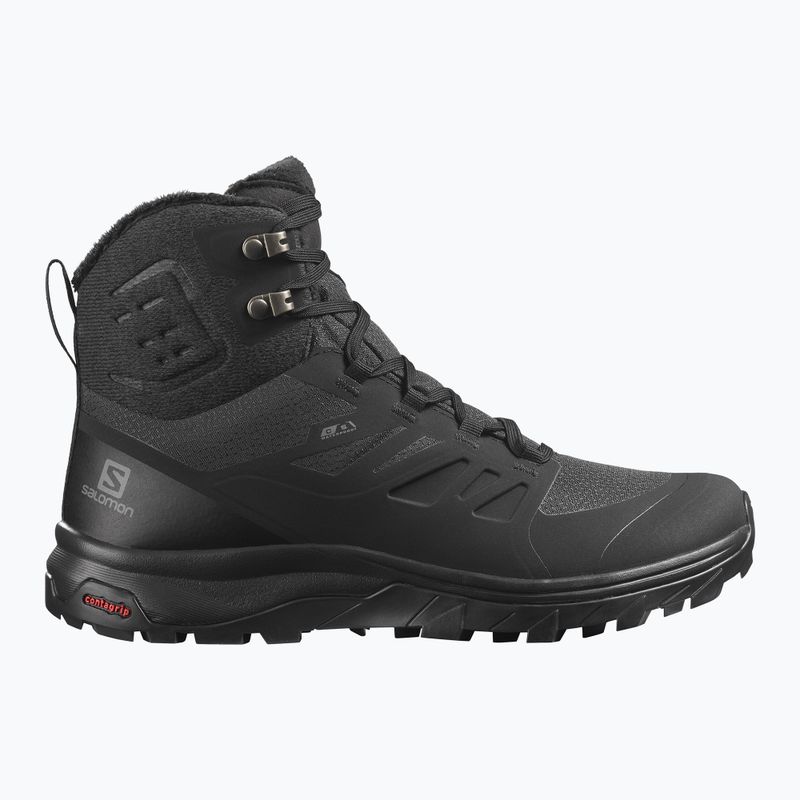 Stivali da neve da donna Salomon Outblast TS CSWP nero 12
