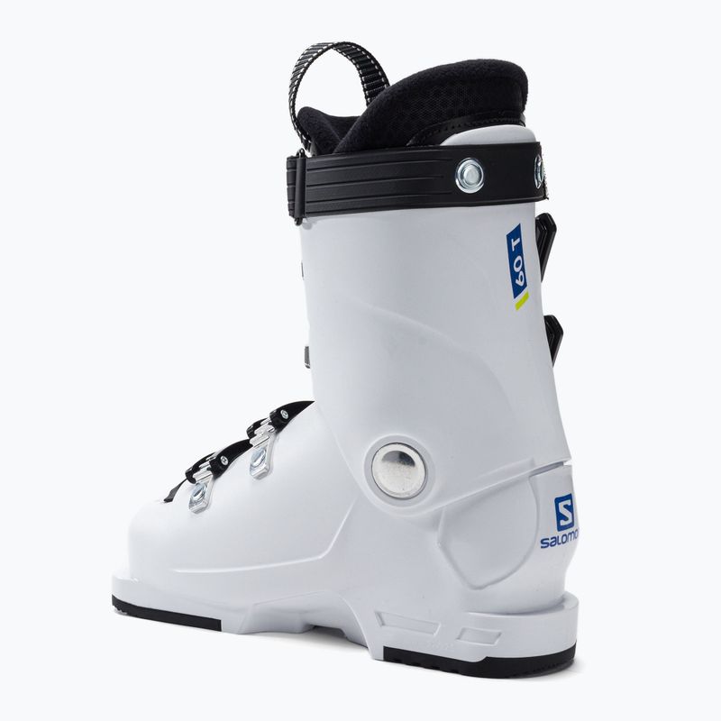 Scarponi da sci per bambini Salomon S/Max 60T L bianco/acido/verde 2