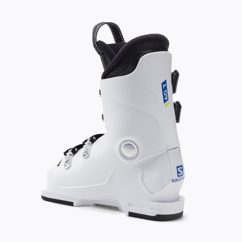 Scarponi da sci per bambini Salomon S/MAX 60T M bianco/acido/verde 2
