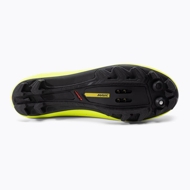Scarpe da ciclismo MTB da uomo Mavic Tretry Crossmax Boa giallo sicurezza/giallo sicurezza/nero 4