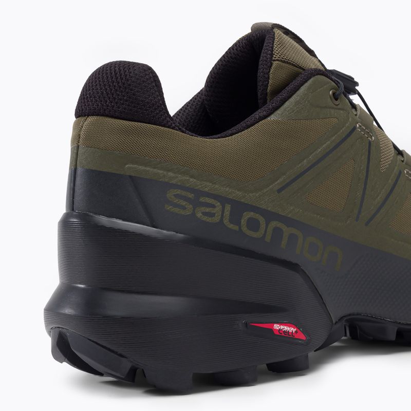 Scarpe da corsa Salomon Speedcross 5 Wide grape leaf/nero da uomo 8