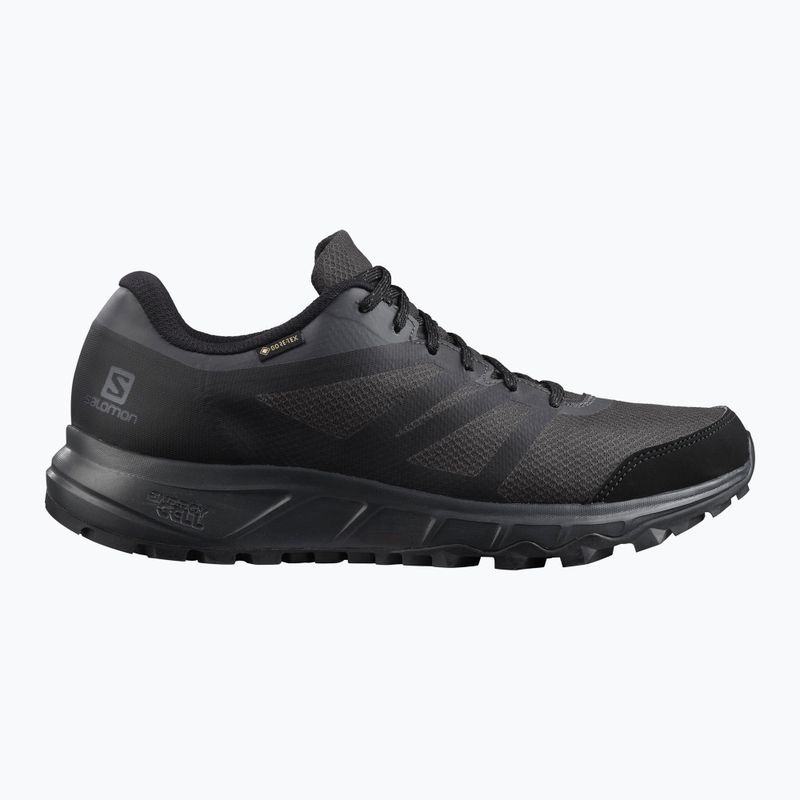 Scarpe da corsa Salomon Trailster 2 GTX da uomo phantom/ebony/nero 9