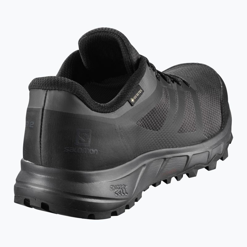 Scarpe da corsa Salomon Trailster 2 GTX da uomo phantom/ebony/nero 10