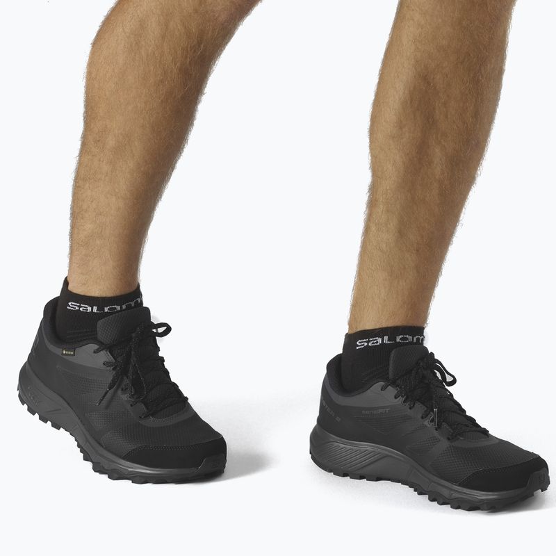 Scarpe da corsa Salomon Trailster 2 GTX da uomo phantom/ebony/nero 15