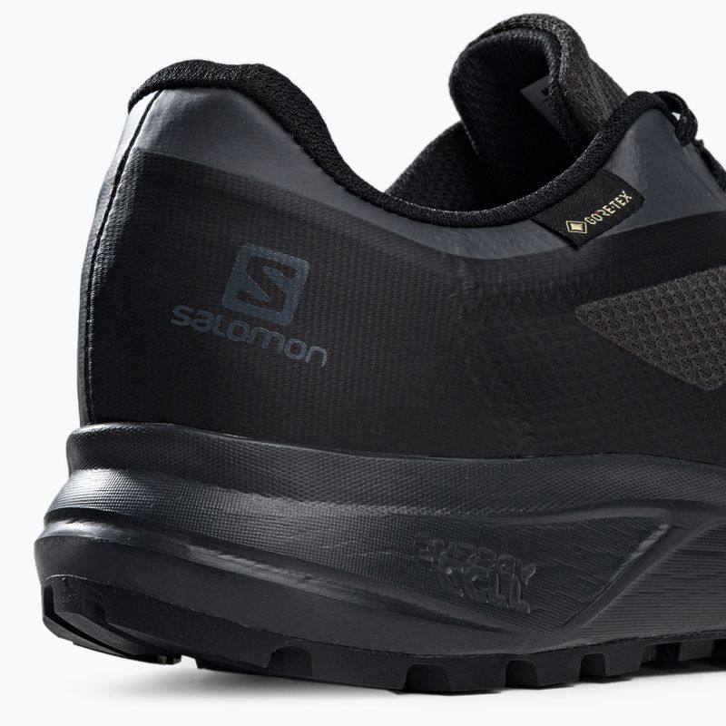 Scarpe da corsa Salomon Trailster 2 GTX da uomo phantom/ebony/nero 8