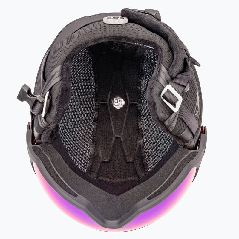 Casco da sci Salomon Pioneer LT Visor nero/blu 5