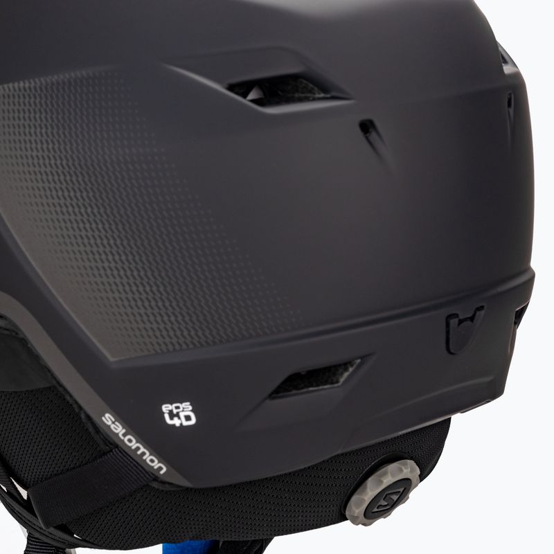 Casco da sci Salomon Pioneer LT Visor nero/blu 6