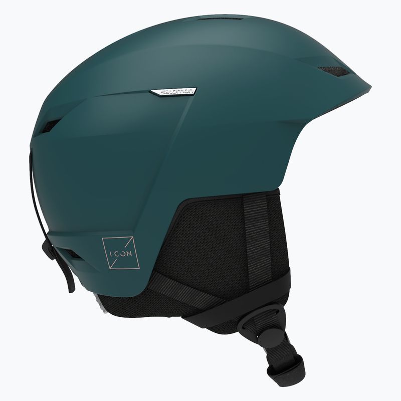 Casco da sci da donna Salomon Icon LT Access color verde scuro