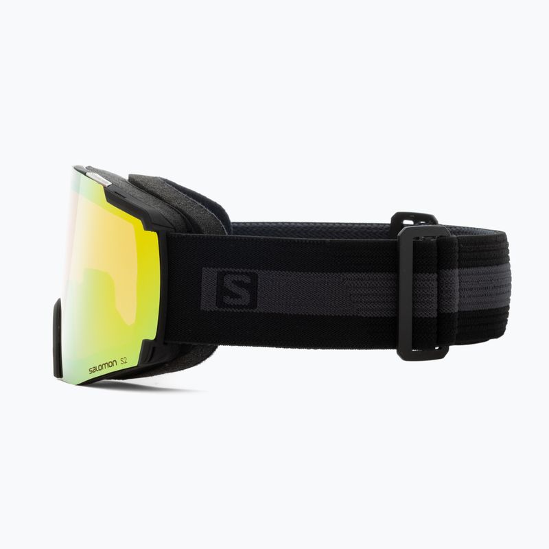 Occhiali da sci Salomon S/View nero/rosso medio 4