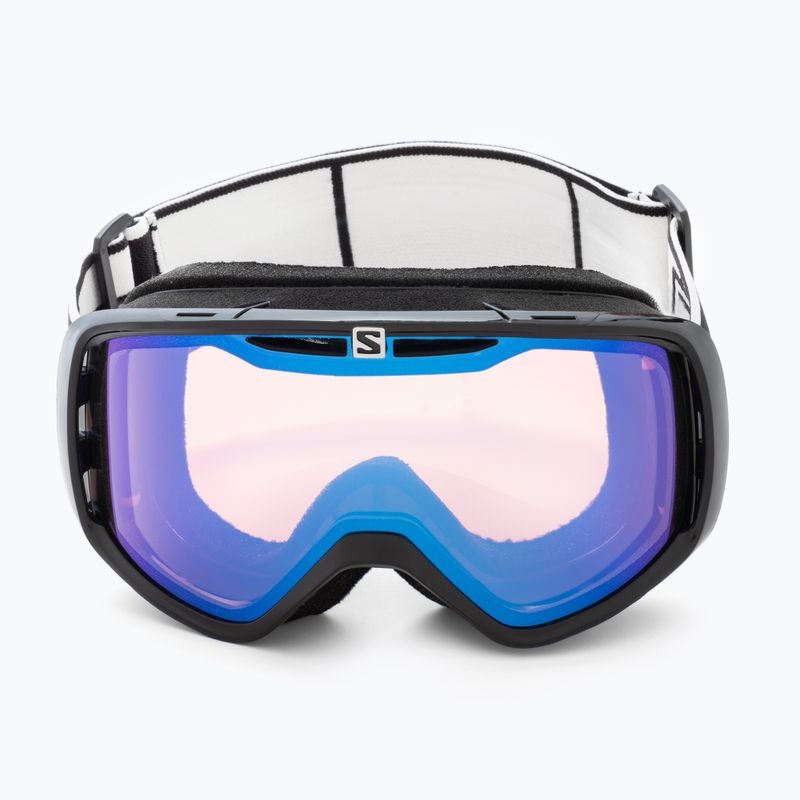 Salomon Aksium Photo occhiali da sci nero/azzurro 2