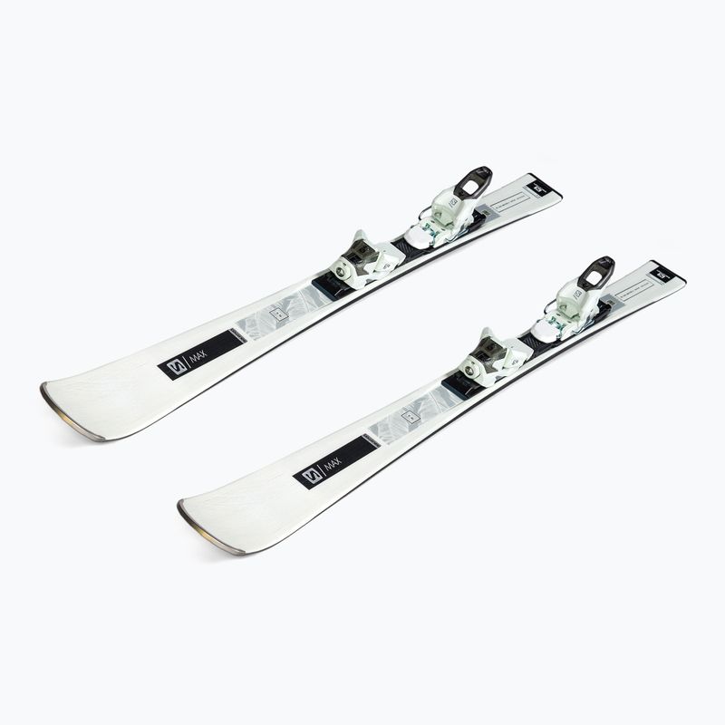 Sci da discesa da donna Salomon S/Max W 6 + attacchi M10 GW bianco/nero 4
