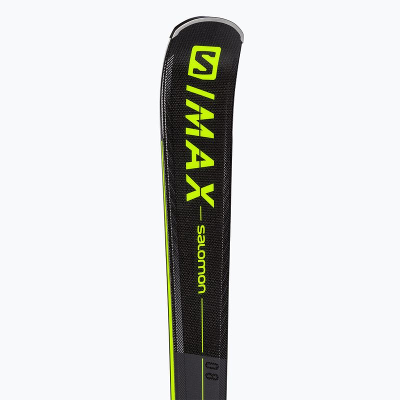 Sci da discesa da uomo Salomon S/Max 8 + attacchi M11 GW nero/giallo 6