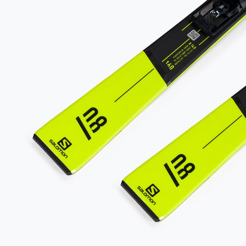 Sci da discesa da uomo Salomon S/Max 8 + attacchi M11 GW nero/giallo 9
