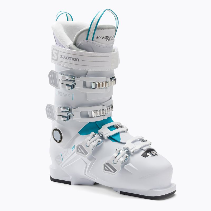 Scarponi da sci da donna Salomon S/Pro HV 90 W IC bianco/scuba/blu/argento