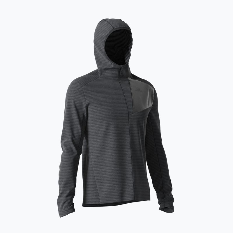Giacca da trekking da uomo Salomon Outline FZ Hoodie nero 5