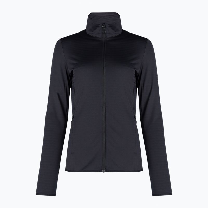 Giacca trekking donna Salomon Outrack Full Zip Mid nero