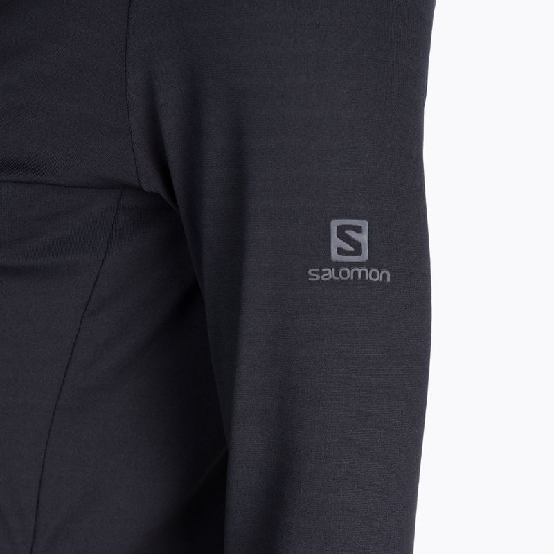 Giacca trekking donna Salomon Outrack Full Zip Mid nero 3