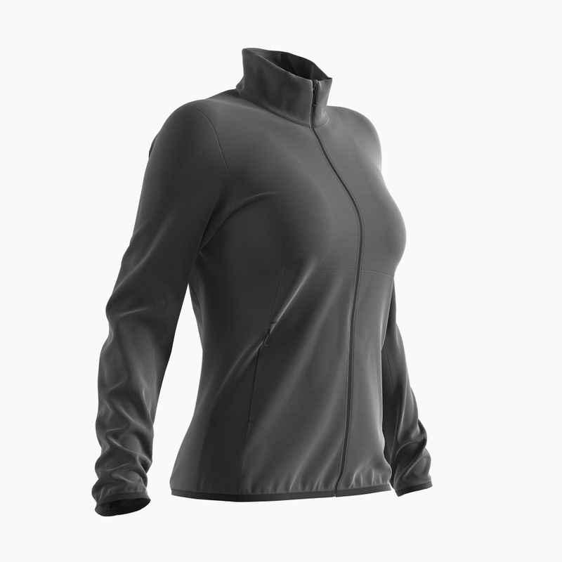 Giacca trekking donna Salomon Outrack Full Zip Mid nero 7